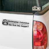 christopher columbus bumpersticker (Op Truck)