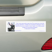 Christopher Columbus Bumpersticker (Op auto)