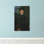 Christopher Columbus Canvas Afdruk (Insitu (Houten vloer))