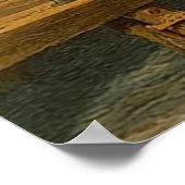 Christopher Columbus die Spanje verlaat Poster (Hoek)