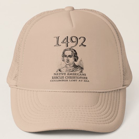 Christopher Columbus Secouru Funny Ball Casquette  (Devant)