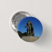Christopher Columbus Statue Pinback Button (Voorkant /achterkant)