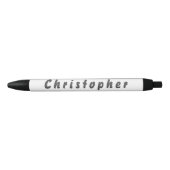 Christopher Kugelschreiber Zwarte Inkt Pen (Voorkant)