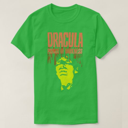 Christopher Lee Dracula Vampire Horror T-shirt (Design voorkant)