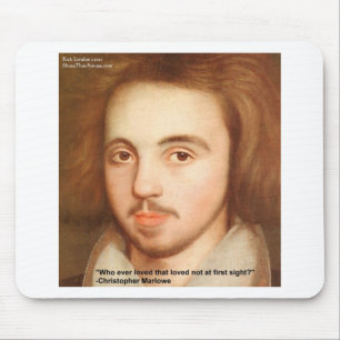 Christopher Marlowe "1e Site" Liefdes Cadeaus Muismat
