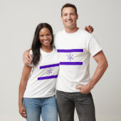 Christopher Star van David Israël Vlag T-shirt (Unisex)