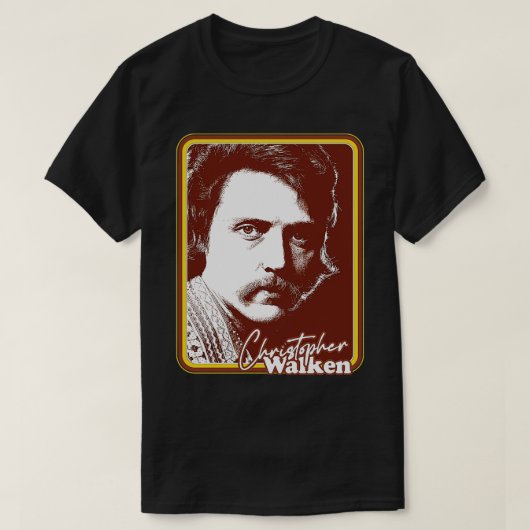 Christopher Walken 80s Retro Fan Art Gift Design T-shirt (Design voorkant)