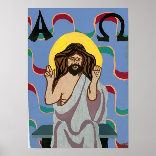 Christos Pantocrator Poster (Voorkant)
