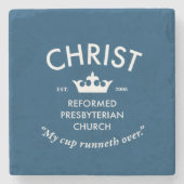 ChristRPC Marmeren Onderzetter (Voorkant)