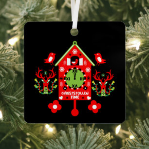 Christstollen Weihnachtsstollen Stollen Xmas Apron Metalen Ornament