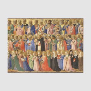 Christus aan het hof van het paradijs - Fra Angeli Tissuepapier