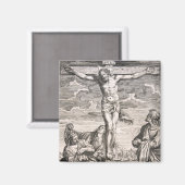 Christus aan het kruis door Agostino Carracci Magneet (Voorkant / Achterkant)