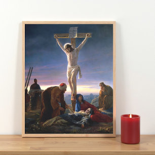 Christus aan het Kruis door Carl Bloch, Religieus Poster