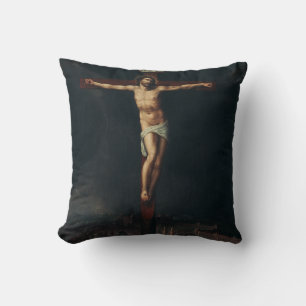 Christus aan het kruis door Gillis Mostaer Kussen