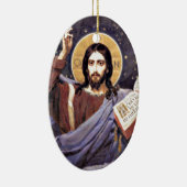 Christus Almighty, Viktor Vasnetsov schilderij Keramisch Ornament (Rechts)