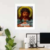 Christus als Man van Sorrows Poster (Thuiskantoor)