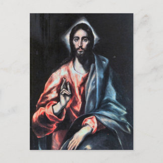 Christus als Verlosser door El Greco Briefkaart