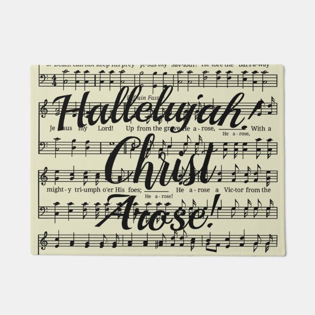 Christus Arose Deurmat (Voorkant)