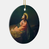 Christus bidt in de tuin keramisch ornament (Rechts)