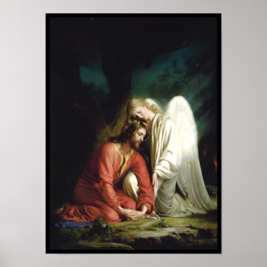 Christus bij Gethsemane, Religieus Poster (Voorkant)