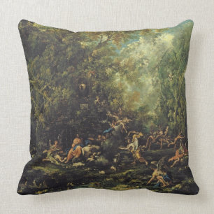 Christus, bijgewoond door de Angels, c.1725-30 (ol Kussen