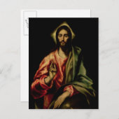 Christus Blessing Briefkaart (Voorkant / Achterkant)