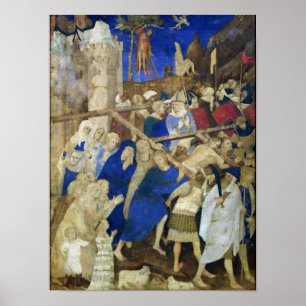 Christus Carrying Cross, Grandes Heures Poster