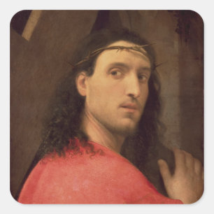 Christus Carrying the Cross, c.1515 Vierkante Sticker