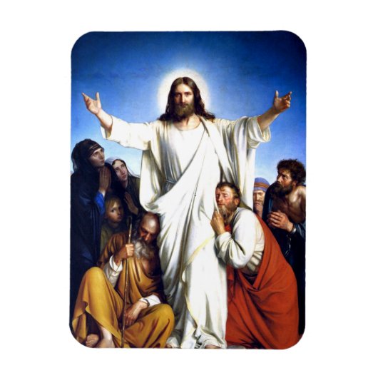 Christus Consolator door Carl Bloch Magneet (Verticaal)