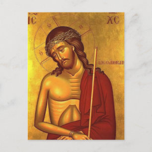 Christus de Bruidegom Extreme Demut Icoon Briefkaart