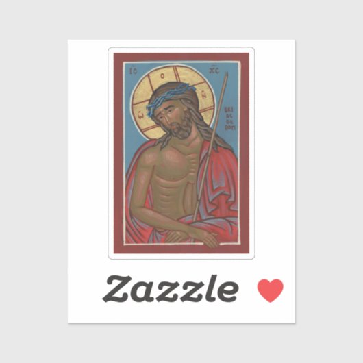 Christus de bruidegom Sticker (Vel)