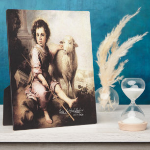 Christus De Goede Shepherd Fotoplaat