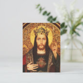 Christus de koning briefkaart (Staand voorkant)