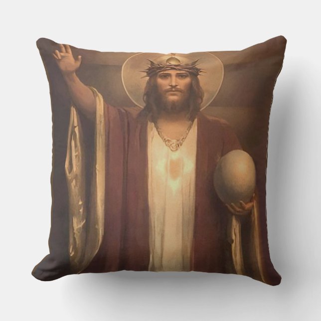 Christus de koning kussen (Voorkant)