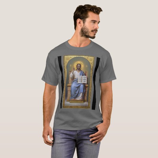 Christus de Meester / Almachtige T-shirt (Voorkant volledig)