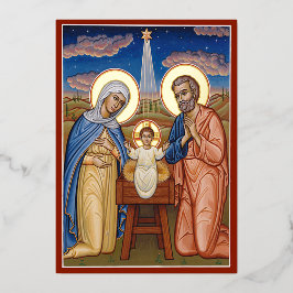 Christus de nieuwe dageraad folie uitnodiging