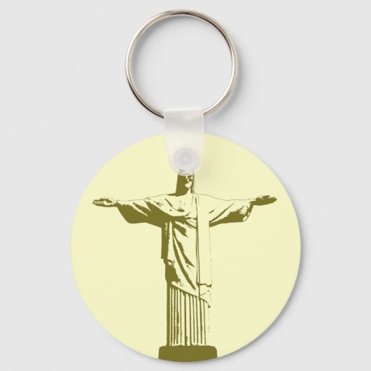 Christus de Redeemer. Rio de Janeiro Sleutelhanger (Voorkant)