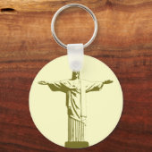 Christus de Redeemer. Rio de Janeiro Sleutelhanger (Voorkant)