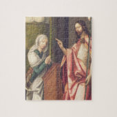 Christus de Redeemer zeggende een vrouw (paneel) Legpuzzel (Verticaal)