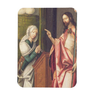 Christus de Redeemer zeggende een vrouw (paneel) Magneet