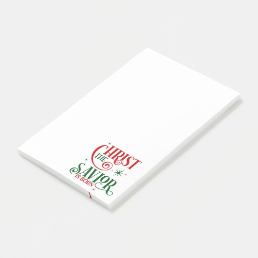 Christus de Savior is geboren Post-it® Notes (Schuin)