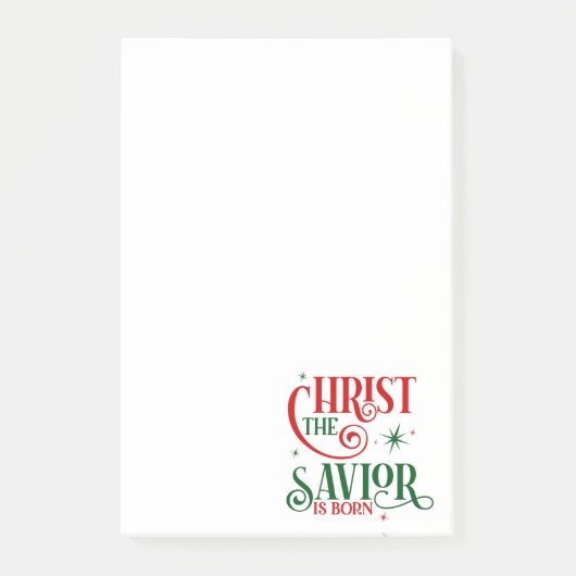 Christus de Savior is geboren Post-it® Notes (Voorkant)