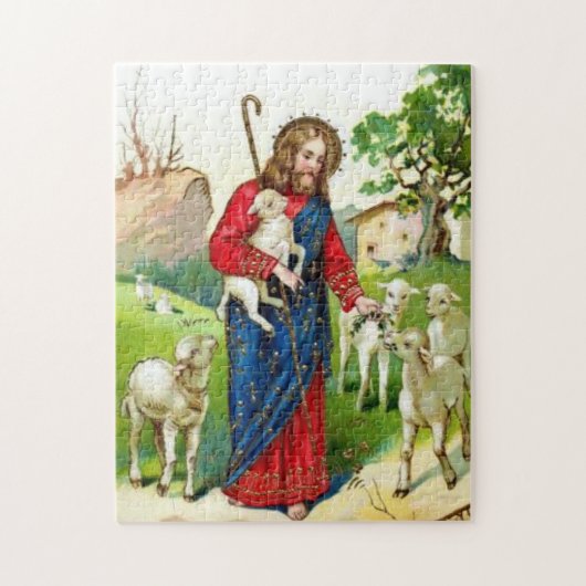 Christus De Shepherd Legpuzzel (Verticaal)