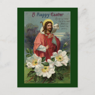 Christus de Shepherd met Lamb Pasen Feestdagenkaart