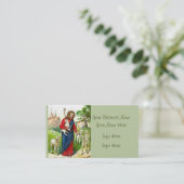 Christus De Shepherd Visitekaartje (Staand voorkant)