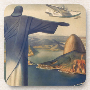 Christus de Verlosser-beeld, Rio De Janeiro, Brazi Bier Onderzetter