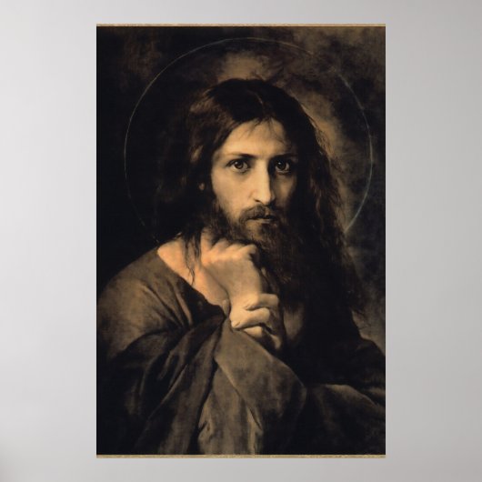 Christus devotiebeeld poster (Voorkant)