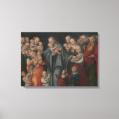 Christus die de kinderen verstikt canvas afdruk (Voorkant)