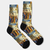 Christus die de sleutels geeft aan de heilige Petr Sokken (Rechts)