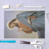 Christus die door Ary Scheffer over Jerusalem huil Tissuepapier (Craft)